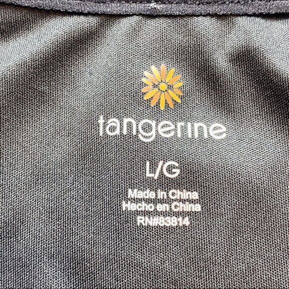 Tangerine Black Active Stripe Jacket Size Large - Picture 3 of 10